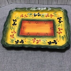 BeautifulTabletops Unlimited La Province 16 in Rectangular Tray